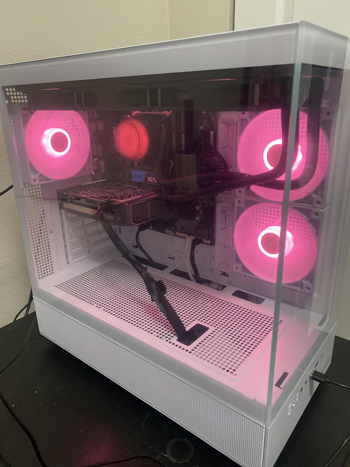Skytech Gaming Storm Gaming PC, AMD Ryzen 5 5500 3.6GHz, NVIDIA RTX 3050 6GB VRAM, 1TB NVMe SSD, 16GB DDR4 RAM 3200, 650W Gold PSU, Wi-Fi 5, Windows 11, Desktop customer photo 1