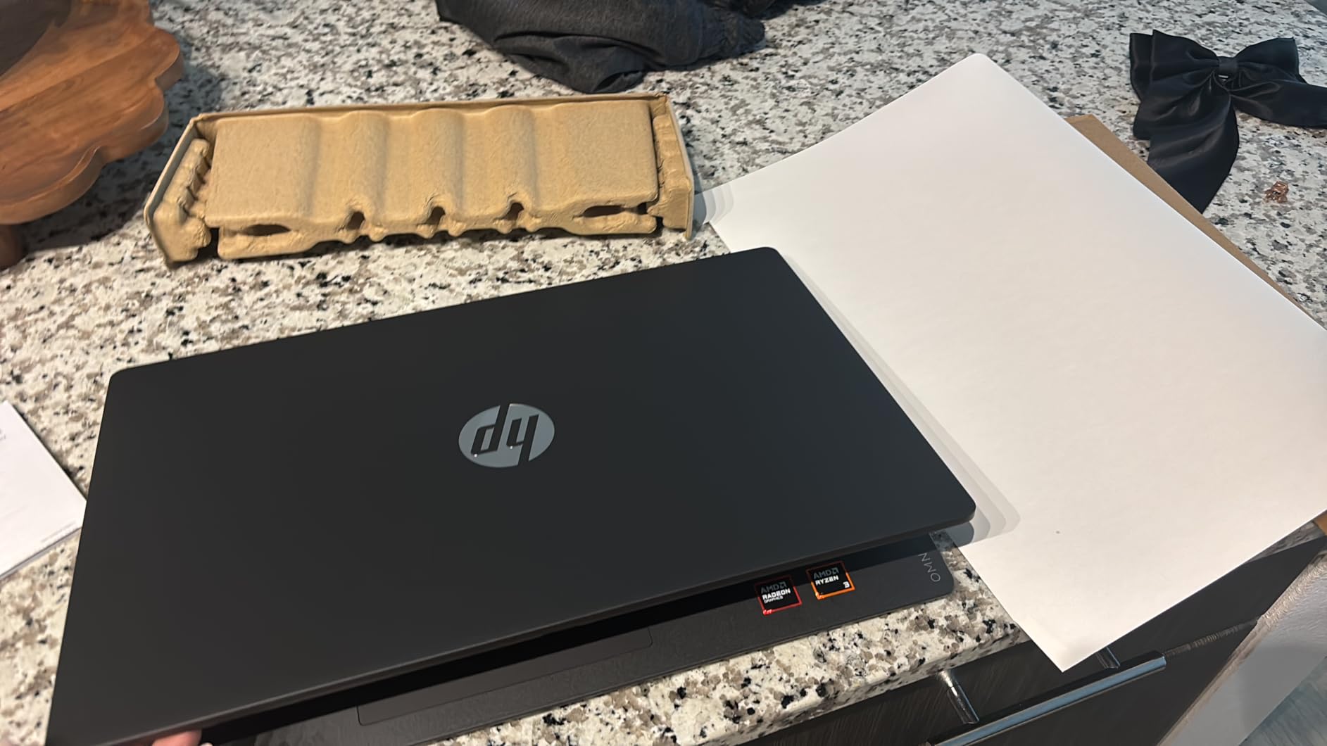 HP OmniBook 3 17.3 inch Laptop PC, FHD Display, AMD Ryzen 3 30, 8 GB RAM, 512 GB SSD, AMD Radeon 610M Graphics, Windows 11 Home, Mica Silver, 17-dp0199nr customer photo 1