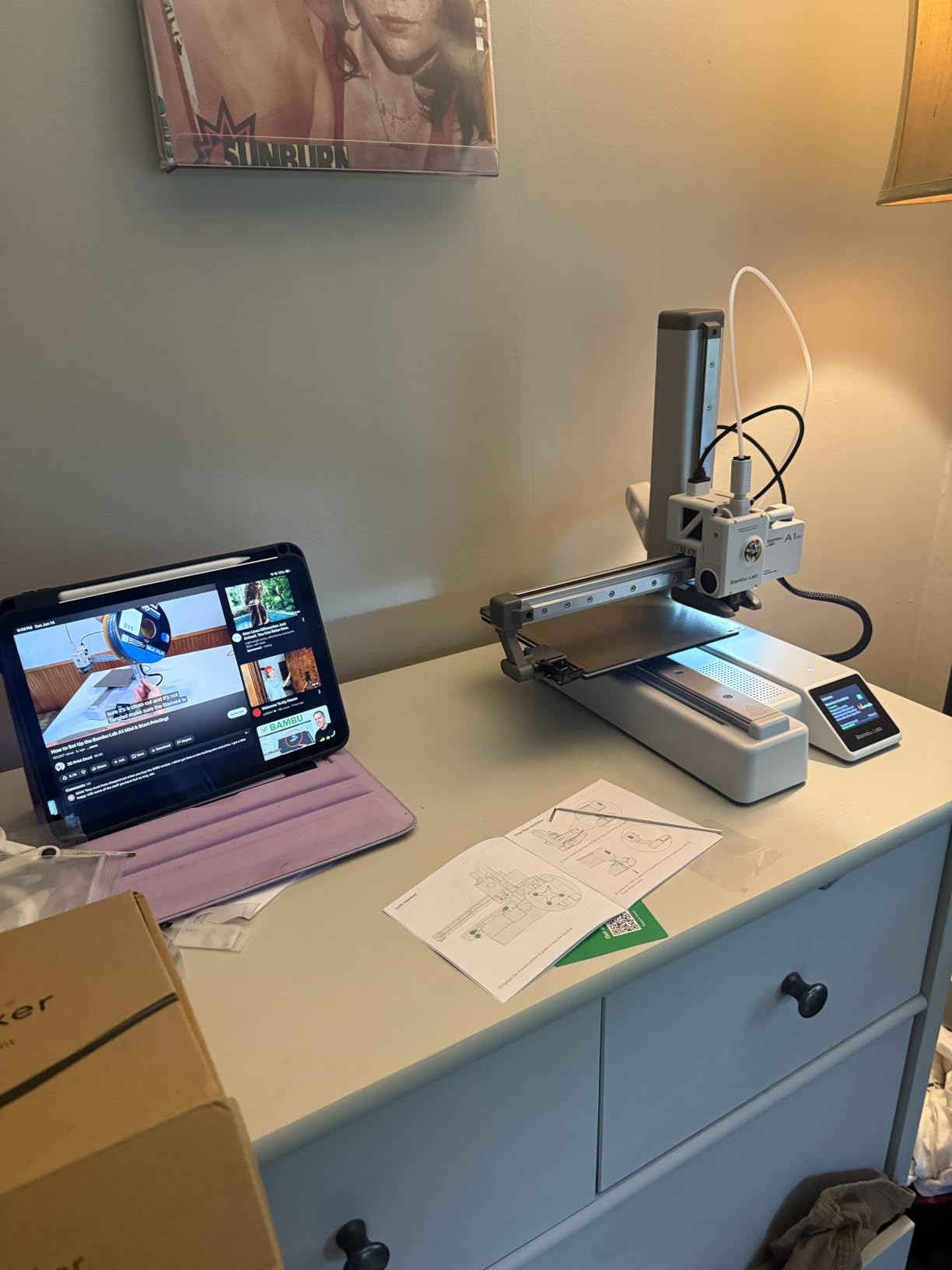 Bambu Lab A1 mini 3D Printer + LED Lamp Kit, Ready-to-Use for Beginners | Beginner-Friendly Ecosystem with MakerWorld Model Library, Full-Auto Calibration & Active Flow Rate Compensation, ≤48 dB Quiet customer photo 2