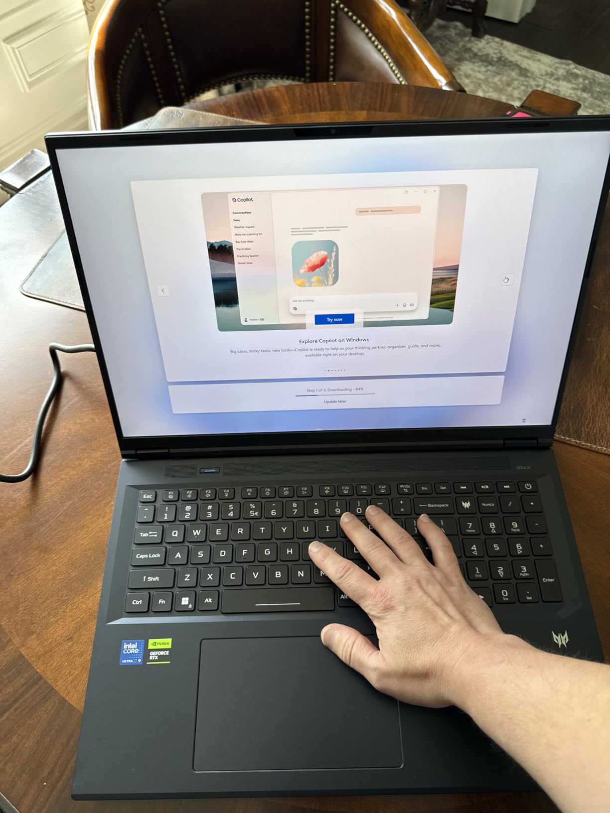 Acer Predator Helios Neo 18 AI Gaming Laptop, Intel Core Ultra 9 Processor 275HX, NVIDIA GeForce RTX 5070 Ti, 18