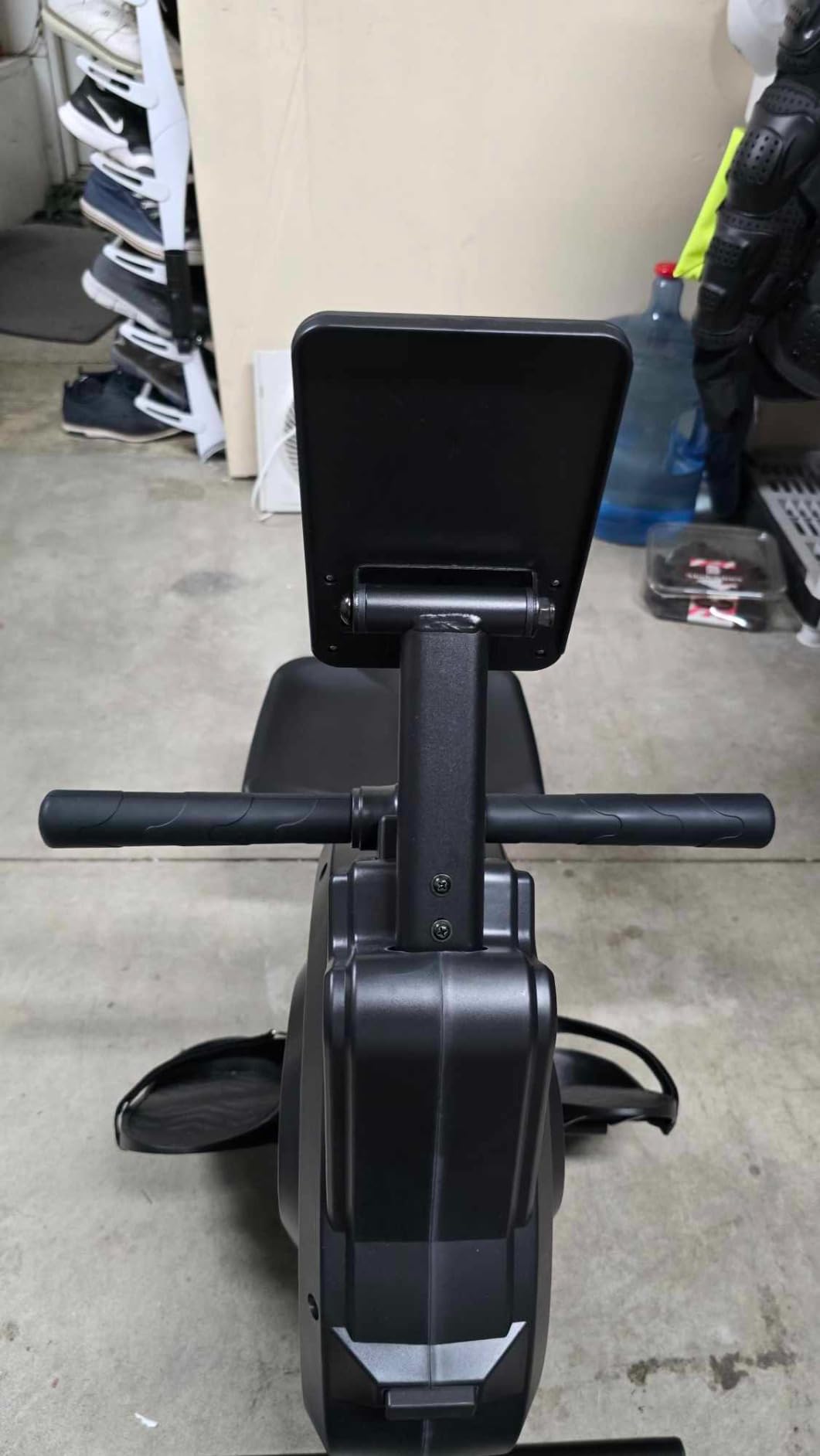 Dripex Water Rowing Machines for Home, Foldable Row Machine with 400LBS Weight Capacity, Rower Machine with Dedicated LCD Monitor, Comfortable Seat, Bluetooth App Compatible for Home Gym Exercise customer photo 1