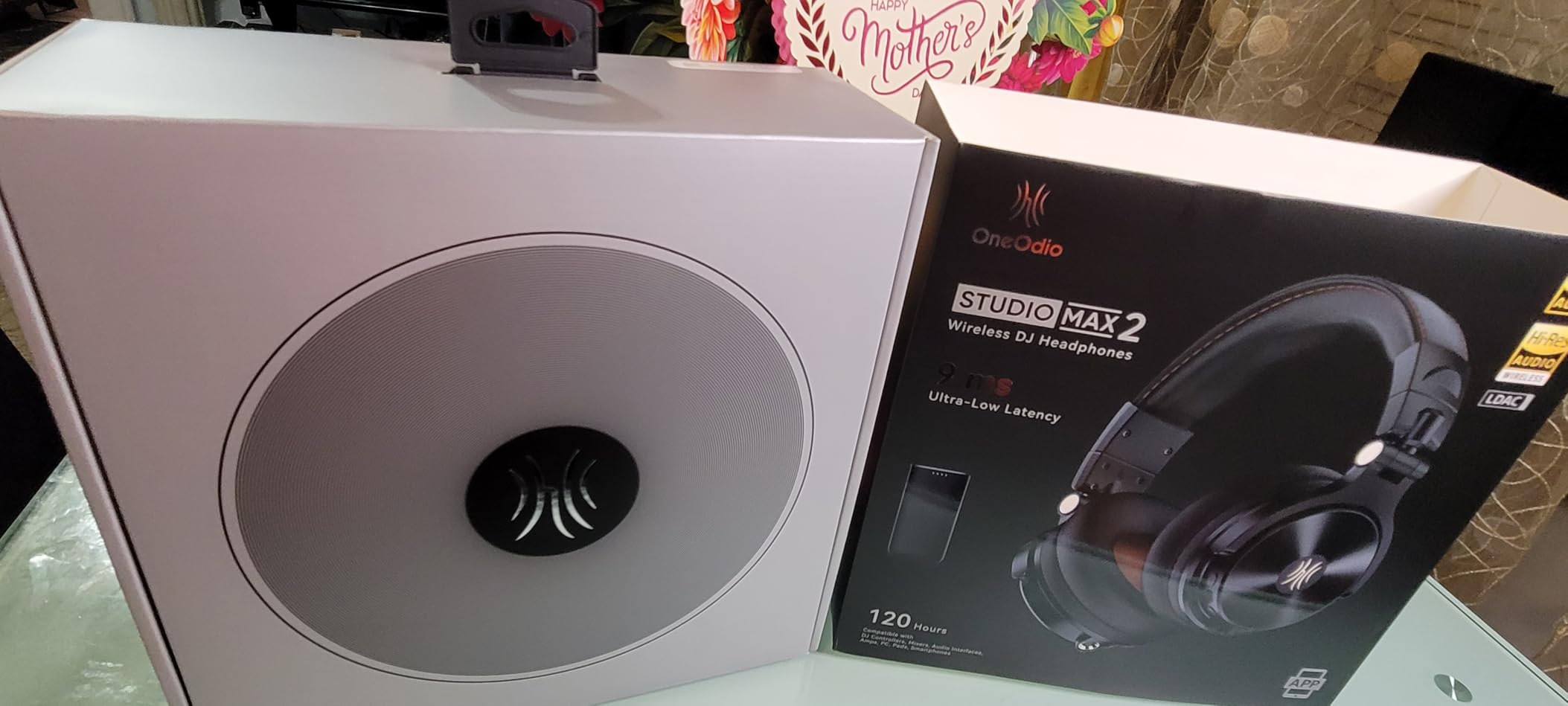 OneOdio Studio Max 2 Wireless DJ Headphones, 9ms Latency, Studio LDAC, 120H Playtime customer photo 2