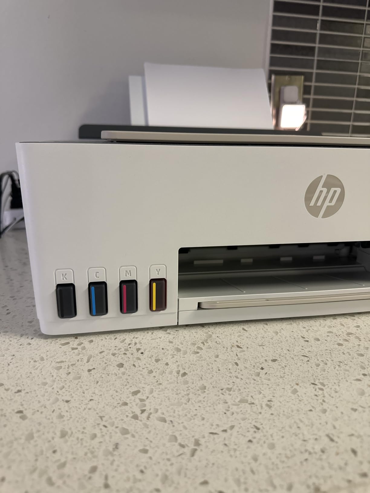 HP Smart Tank 5003 Wireless All-in-One Ink Tank Printer, Scanner, Copier with up to 3 Years of Ink Included, Best-for-Home, Cartridge-Free Refillable, AI-Capable (9B2D3A) customer photo 2
