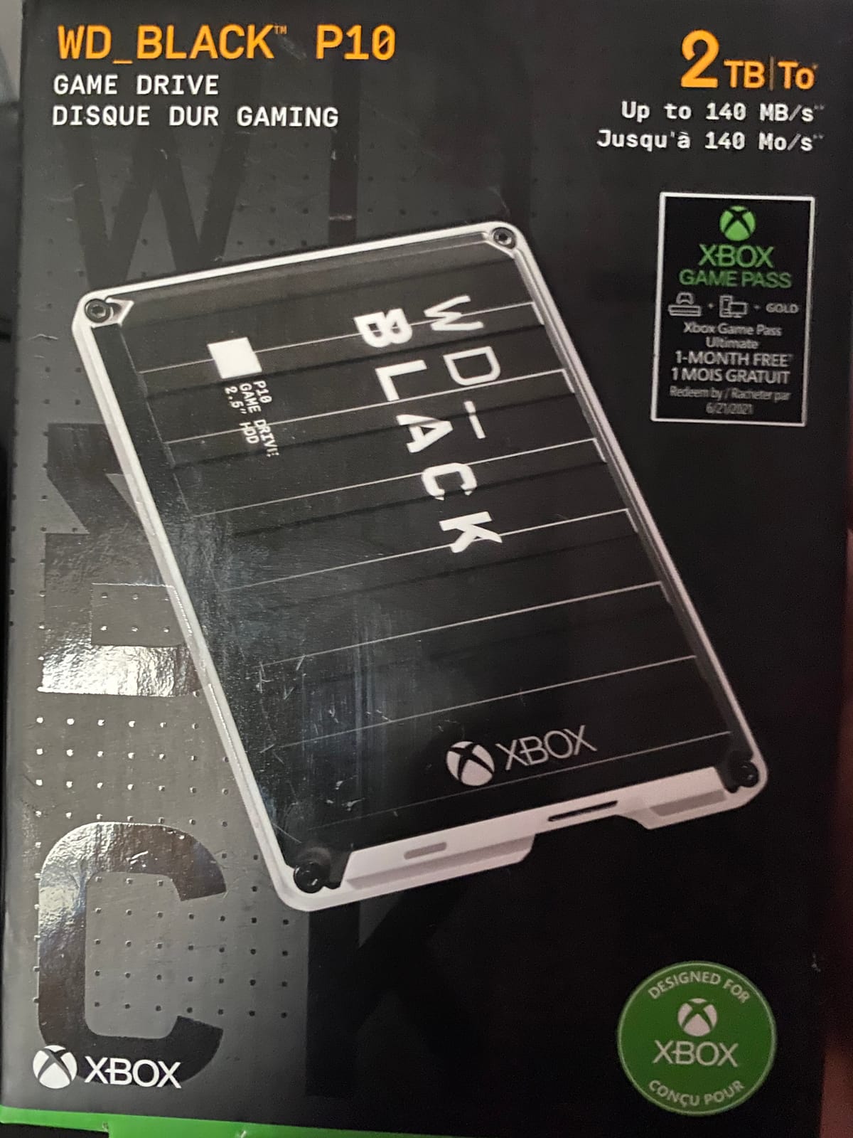 WD_BLACK 5TB P10 Game Drive, Works with PlayStation for On-the-Go Access to Your PlayStation Game Library customer photo 1