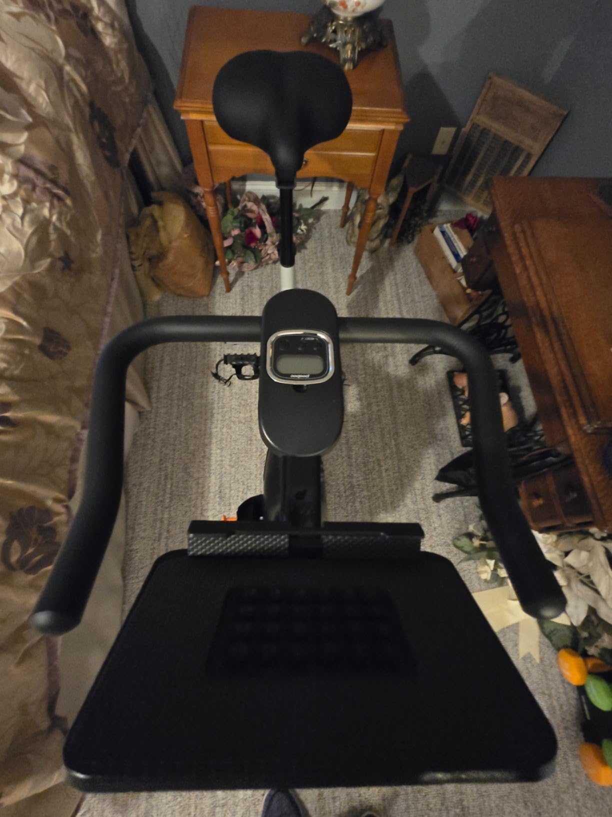 Exercise Bike, Stationary Bike for Home, Magnetic Indoor Cycling Bike | Low Noise Workout Bike with Exclusive App, Tablet Mount and Fitness Courses for Weight Loss, Adjustable, 350lbs Weight Capacity customer photo 2