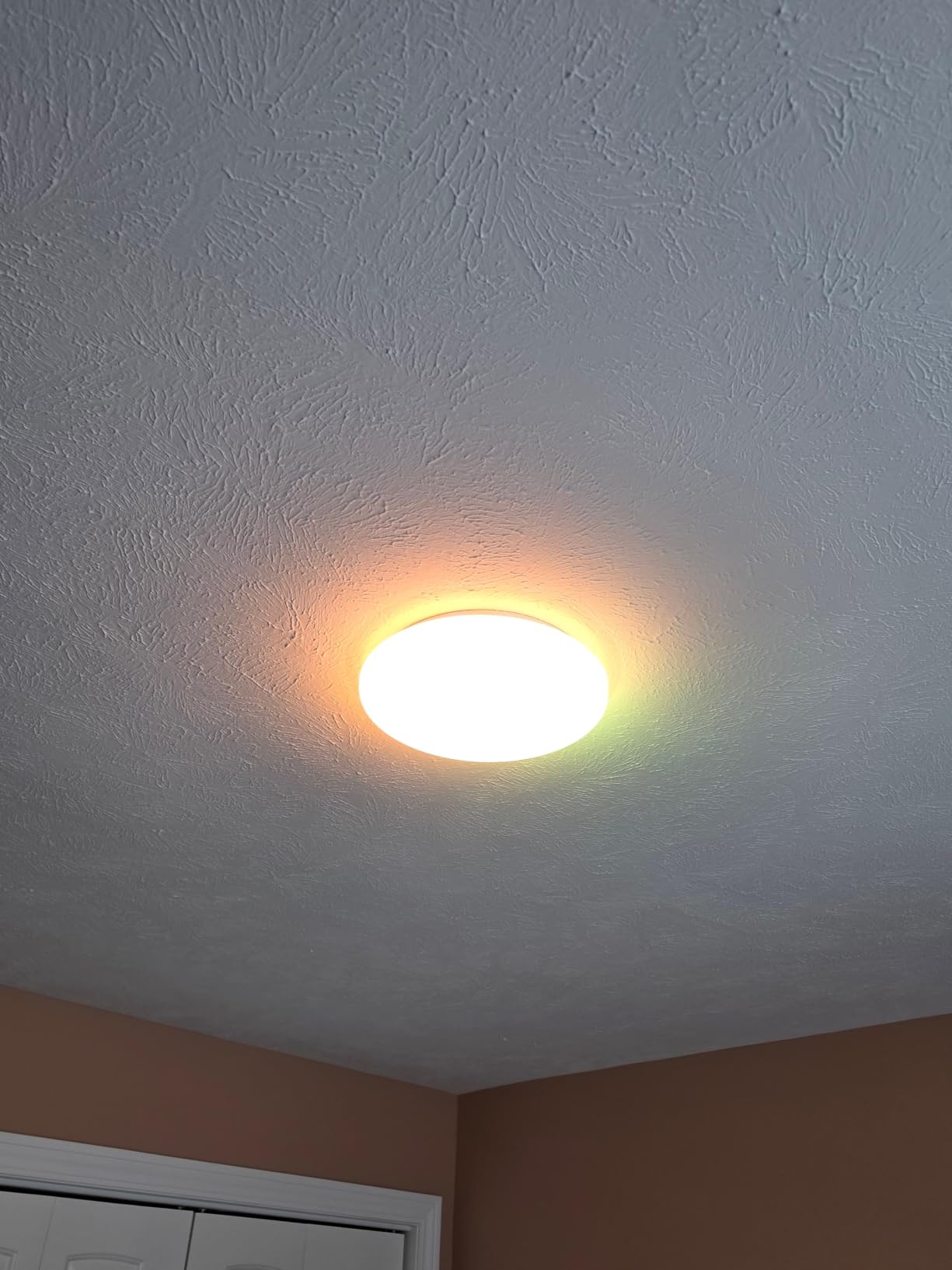 SwitchBot RGBICWW Ceiling Light 12 Inch, Matter Certified LED Flush Mount Light Fixture, 2000LM, No Hub Required, 2700K-6500K Dimmable, Works with Apple Home and Alexa, CRI 90+, for Bedroom Kitchen customer photo 1