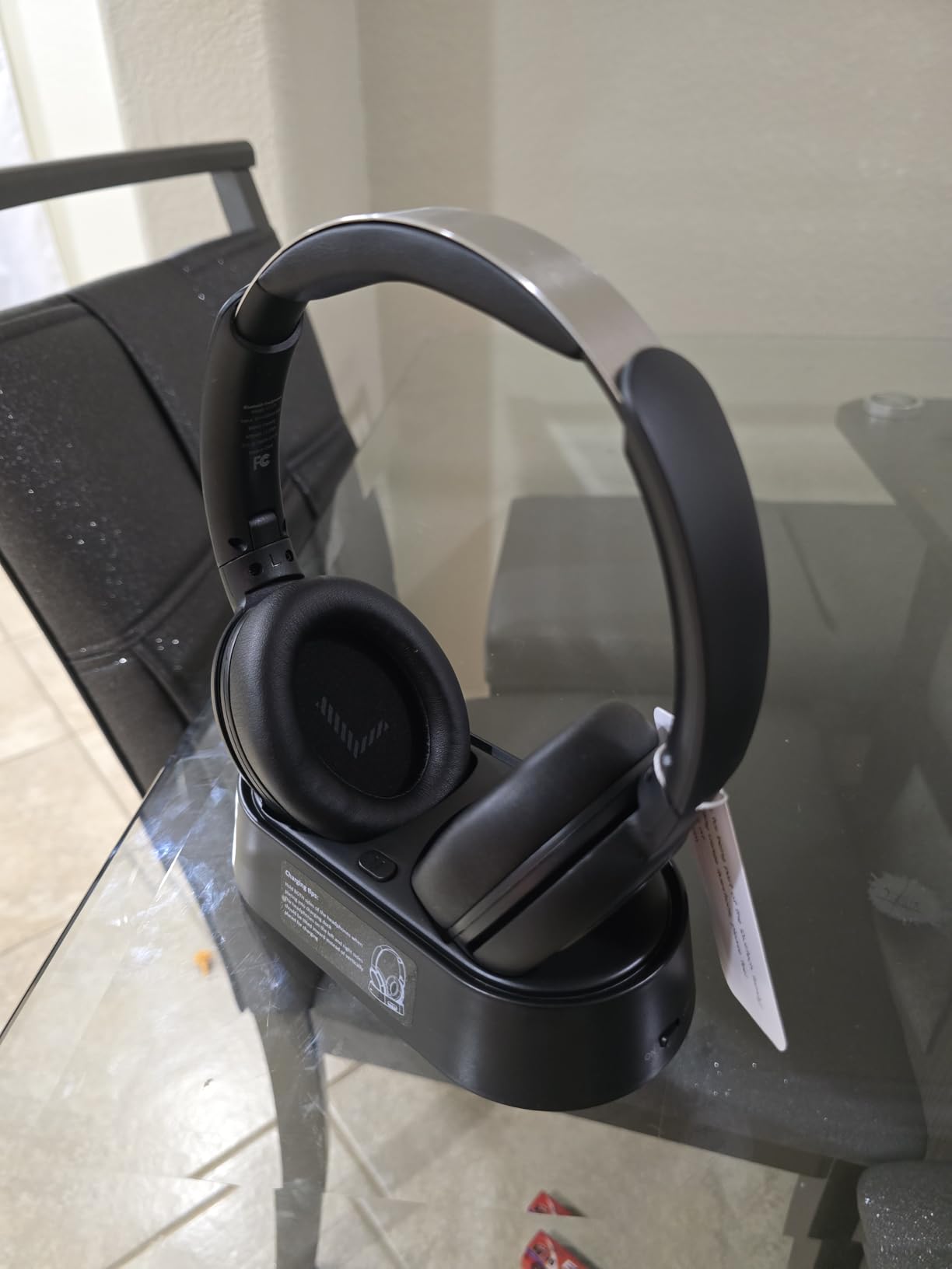 Swiitech Wireless TV Headphones with Charging Dock, 45H Playtime, Black | Bluetooth 5.3, 100ft Long Range, Clear Voice, No Audio Delay, Plug & Play Over-Ear Headset for Seniors customer photo 2
