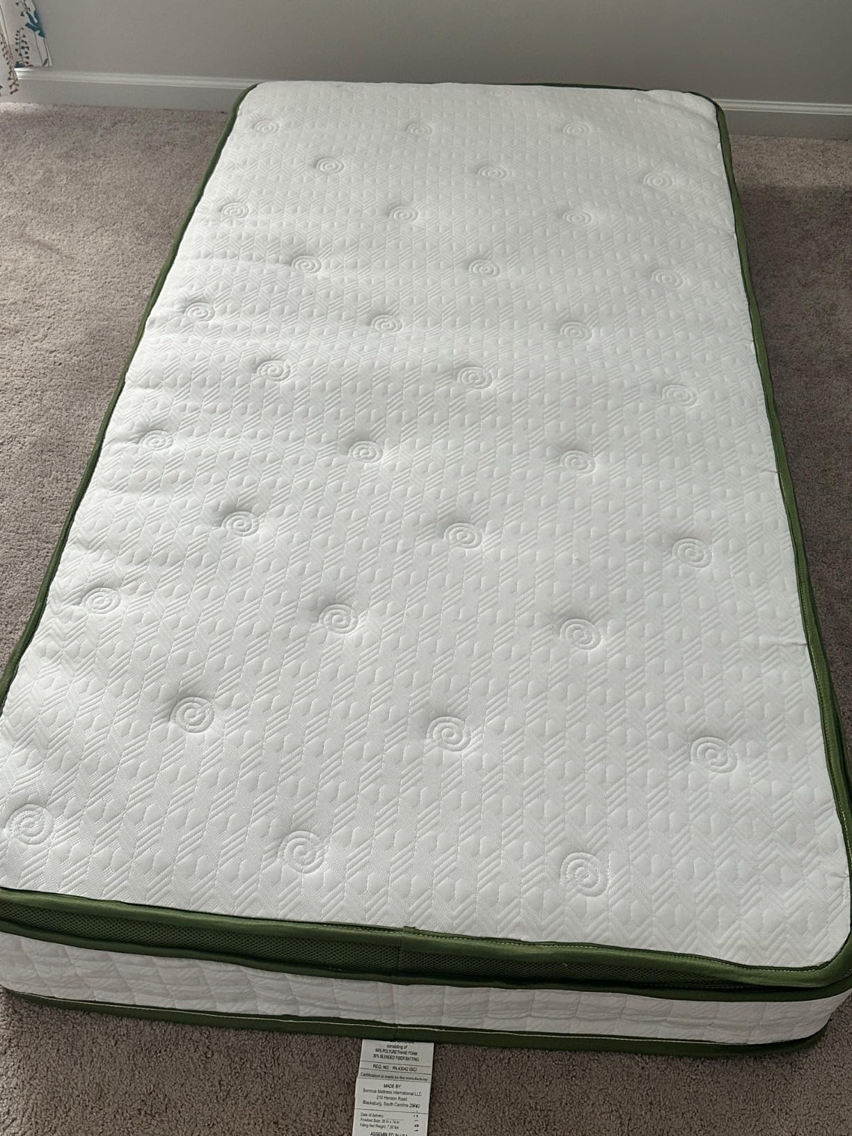 BedStory Firm 13 Inch Mattress Queen, Luxury Hybrid Mattress for Back Pain Relief with Zoned Lumbar Support, Hotel Collection Deep Sleep Mattresses, 365 Nights Trial, 10-Year Warranty customer photo 2