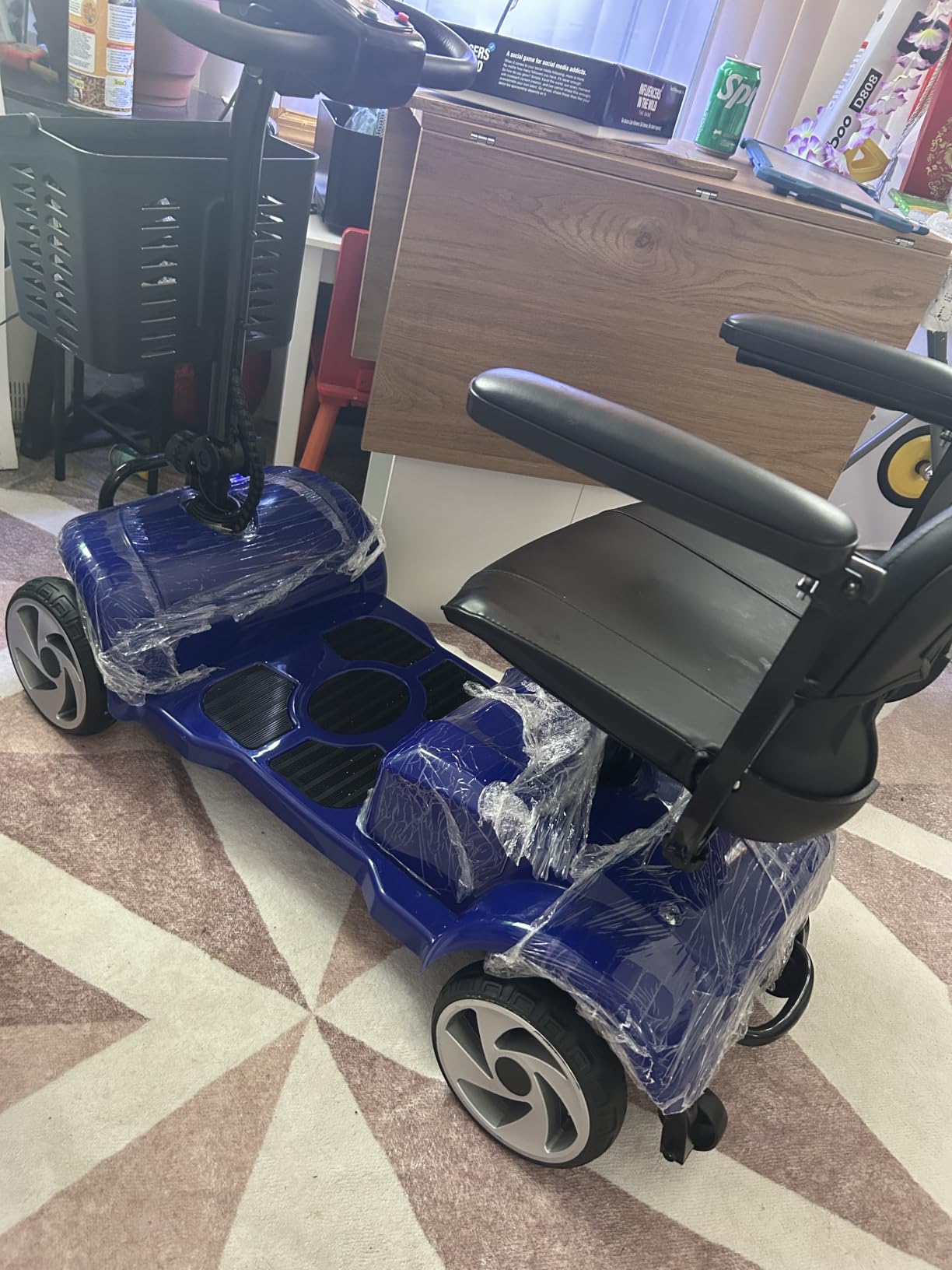 4 Wheel Mobility Scooters for Seniors & Adults, 20 Miles, 6.2 MPH | All Terrain Powered Mobility Scooters, Lightweight Foldable Mobility Scooter with LED Headlight & Front Basket customer photo 2