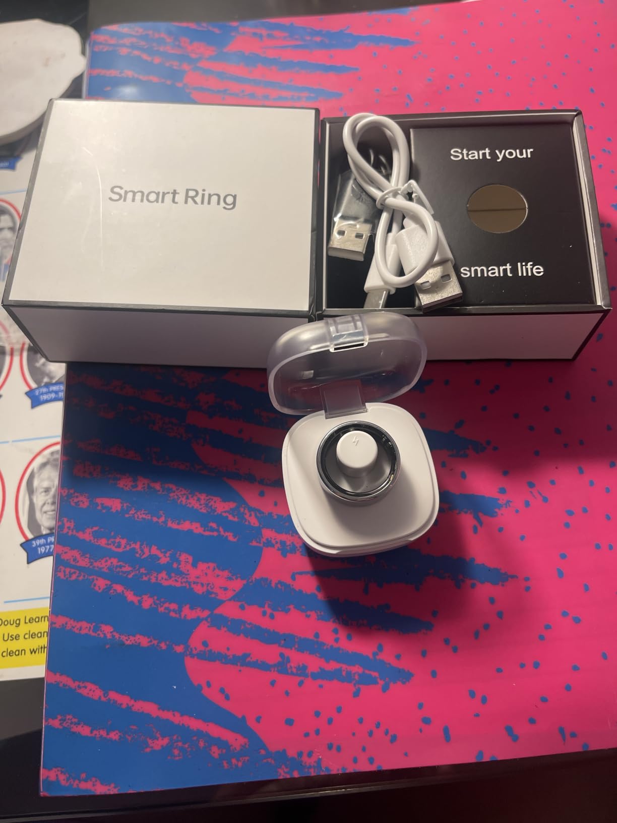 New Smart Ring Health Tracker for Women & Men, Sleep Exercise Health Monitoring, Daily Tracking, iOS/Android Compatible, IP68 Waterproof, No Subscription Required, 5-Day Battery Life (Rose Gold, 8) customer photo 2