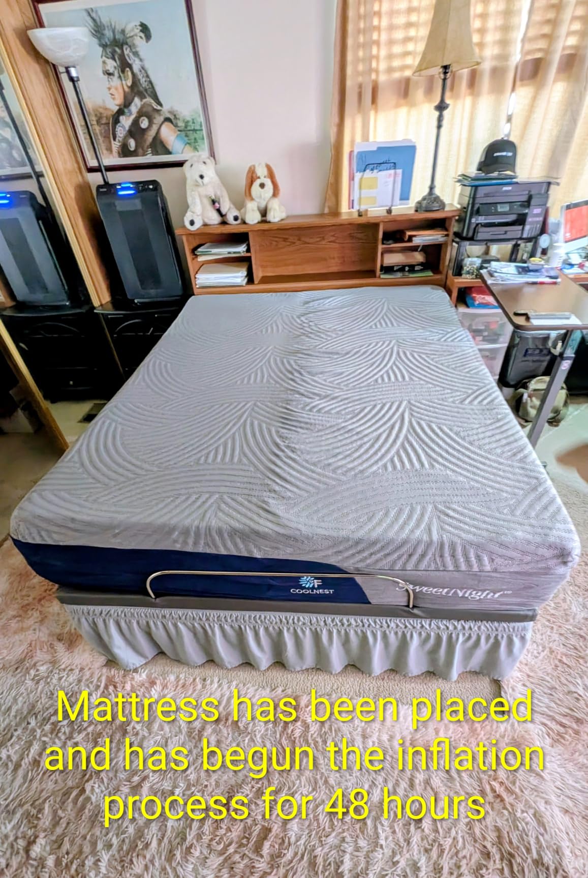 Sweetnight CoolNest Pro 14 in Queen Memory Foam Mattress, Advanced Cooling | Full-Depth Airflow, 7-Zone Support for Pressure Relief, Medium Feel, CertiPUR-US Certified customer photo 2