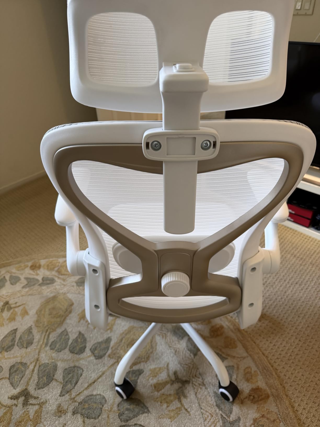 Ergonomic Office Chair for Long Hours - Back & Neck Pain Relief, Virgin Foam Seat, 3D Adjustable Headrest, 2D Lumbar, Flip-Up Arms, Gray/Sliver customer photo 2