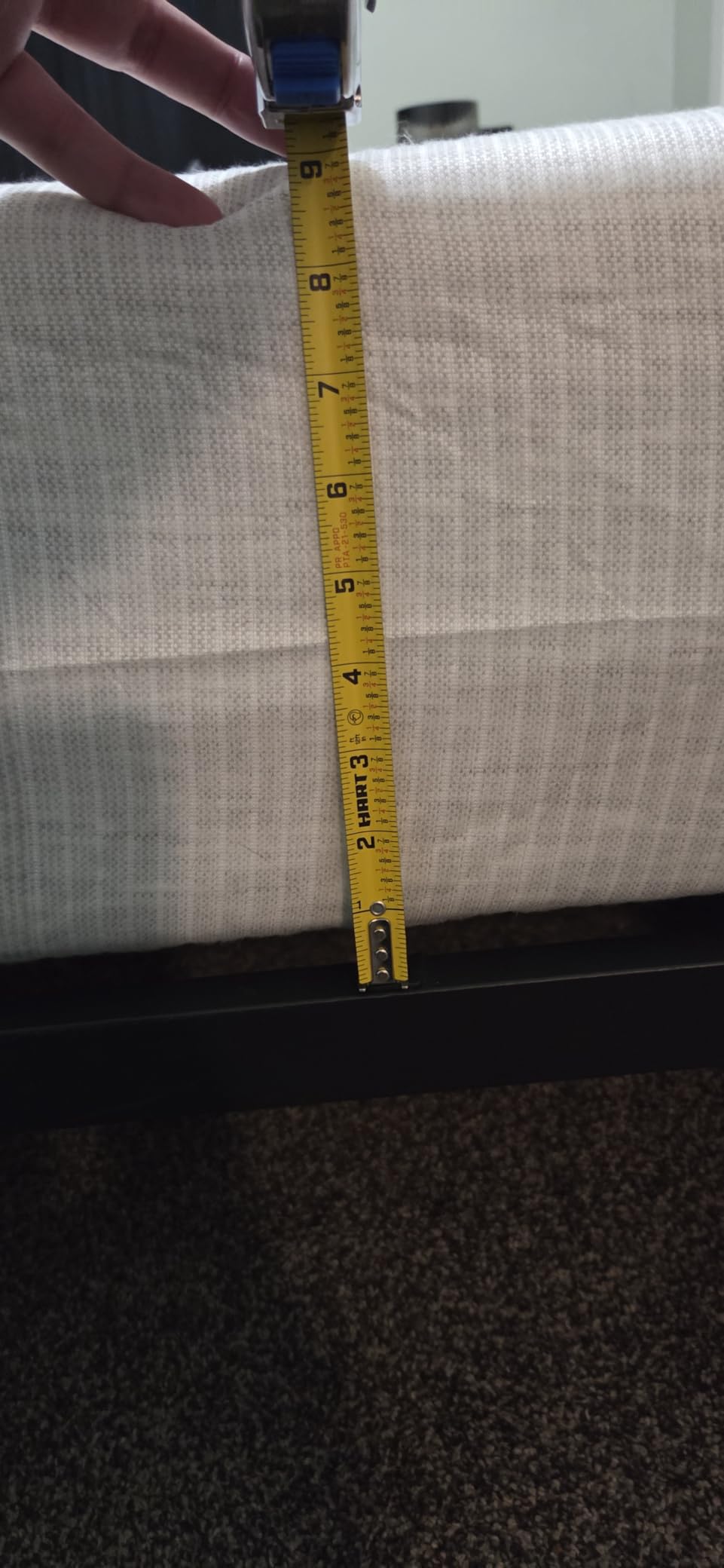 Springfit 500 lbs Supporting Heavy Duty Mattress for Big and Tall People, 10 Inch Queen Size Hybrid Mattress, Reinforced Coil System, Pressure Relief, Fiberglass-Free, CertiPUR-US Mattress in a Box customer photo 2
