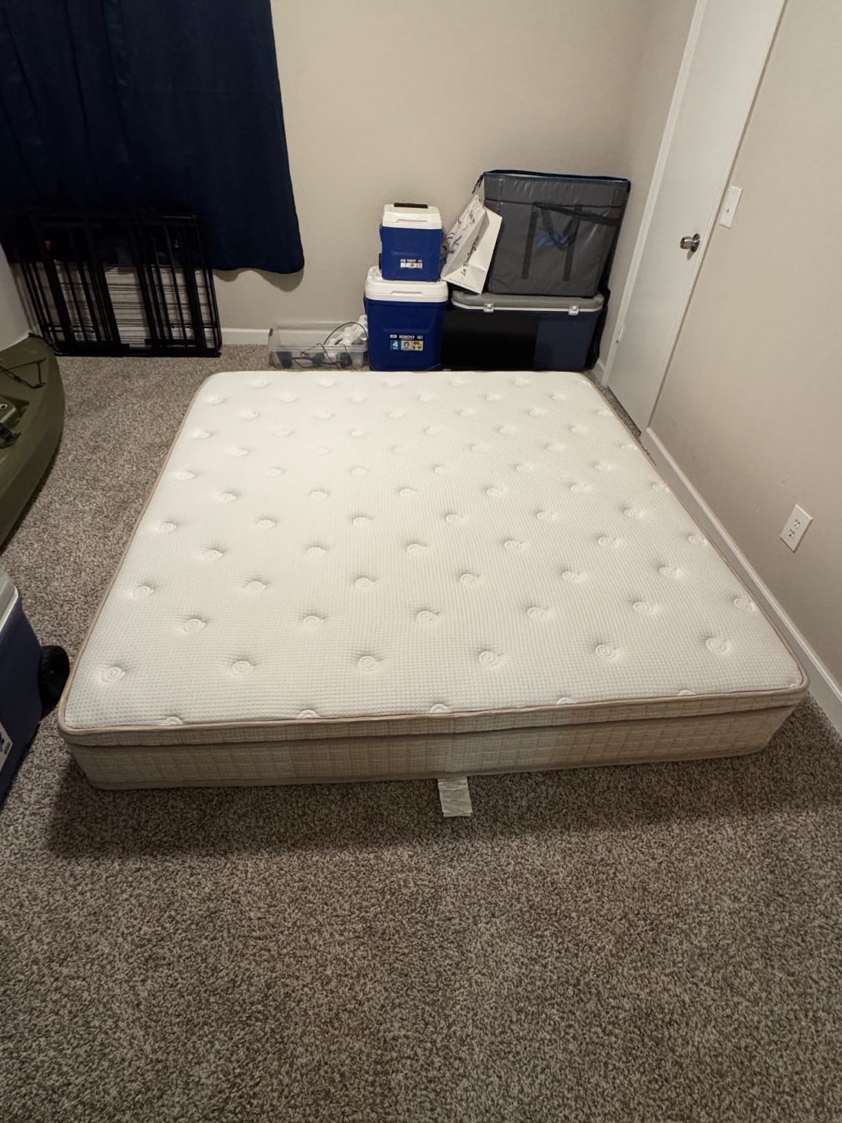BedStory 14 inch Firm Queen Mattress, Deep Sleep Hybrid Mattresses in a Box, Zoned Lumbar Support for & Back Pain Relief, Made in USA, CertiPUR-US Certified, 365 Night Trial, 10-Year Warranty customer photo 1