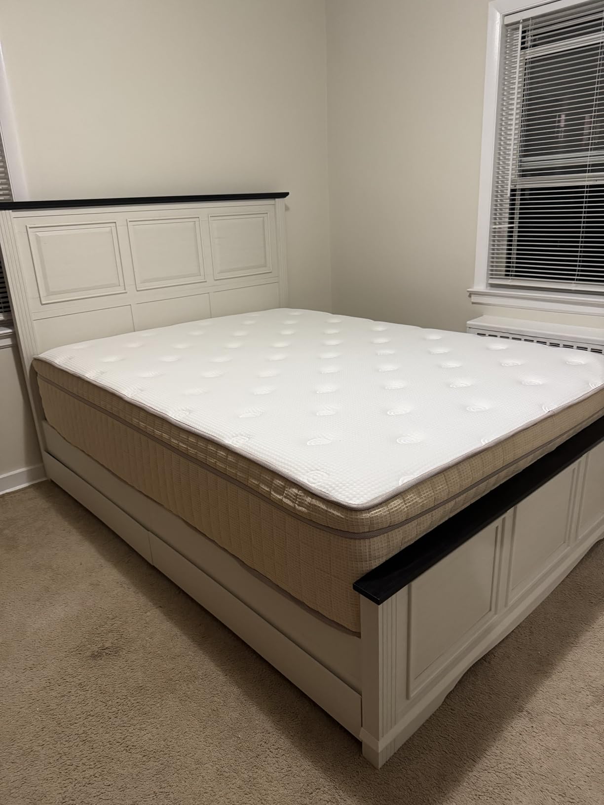 BedStory 14 inch Firm Queen Mattress, Deep Sleep Hybrid Mattresses in a Box, Zoned Lumbar Support for & Back Pain Relief, Made in USA, CertiPUR-US Certified, 365 Night Trial, 10-Year Warranty customer photo 2