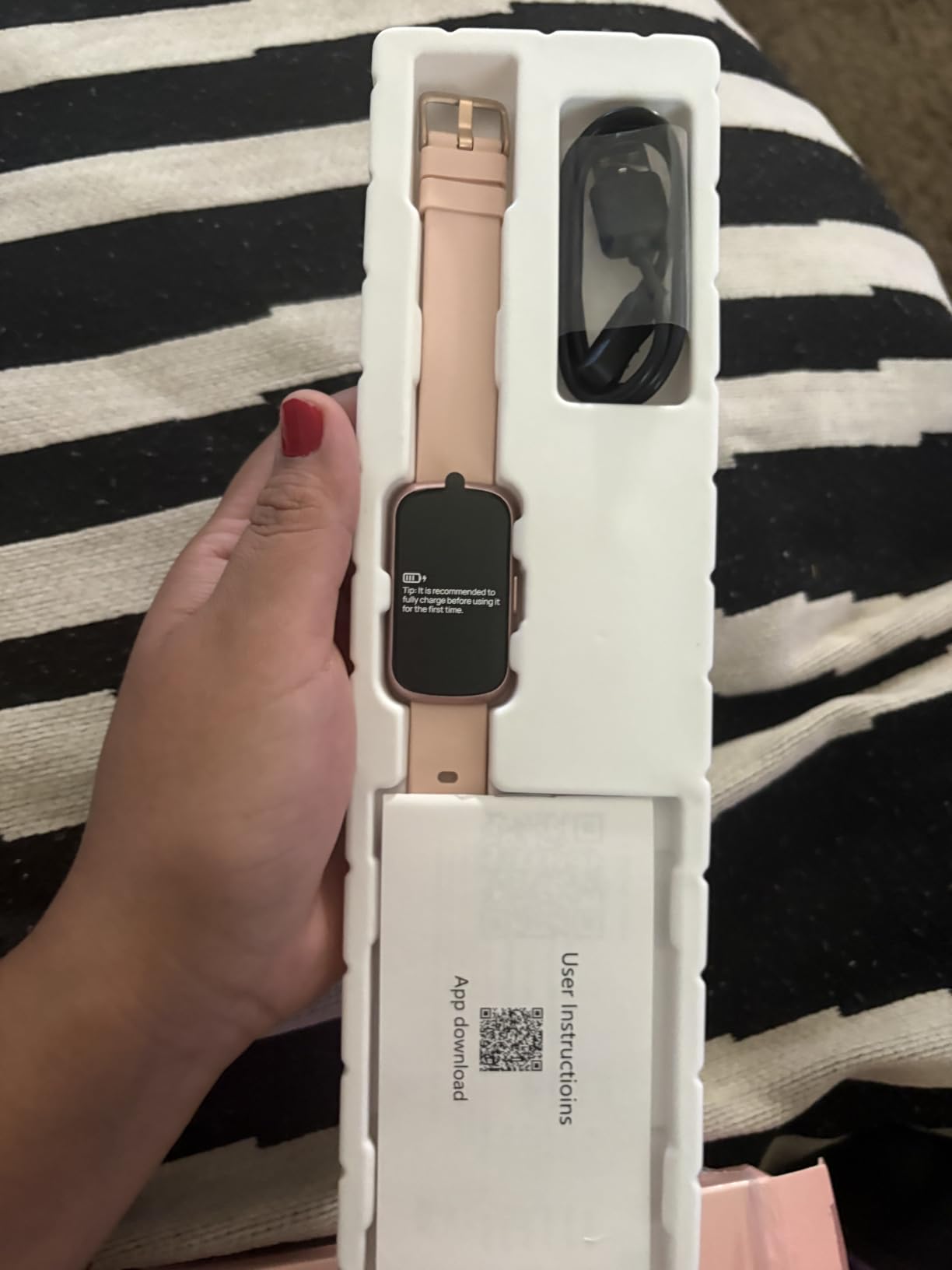 Fitness Tracker Smart Watch Heart Rate Sleep Monitor IP68 Waterproof customer photo 2