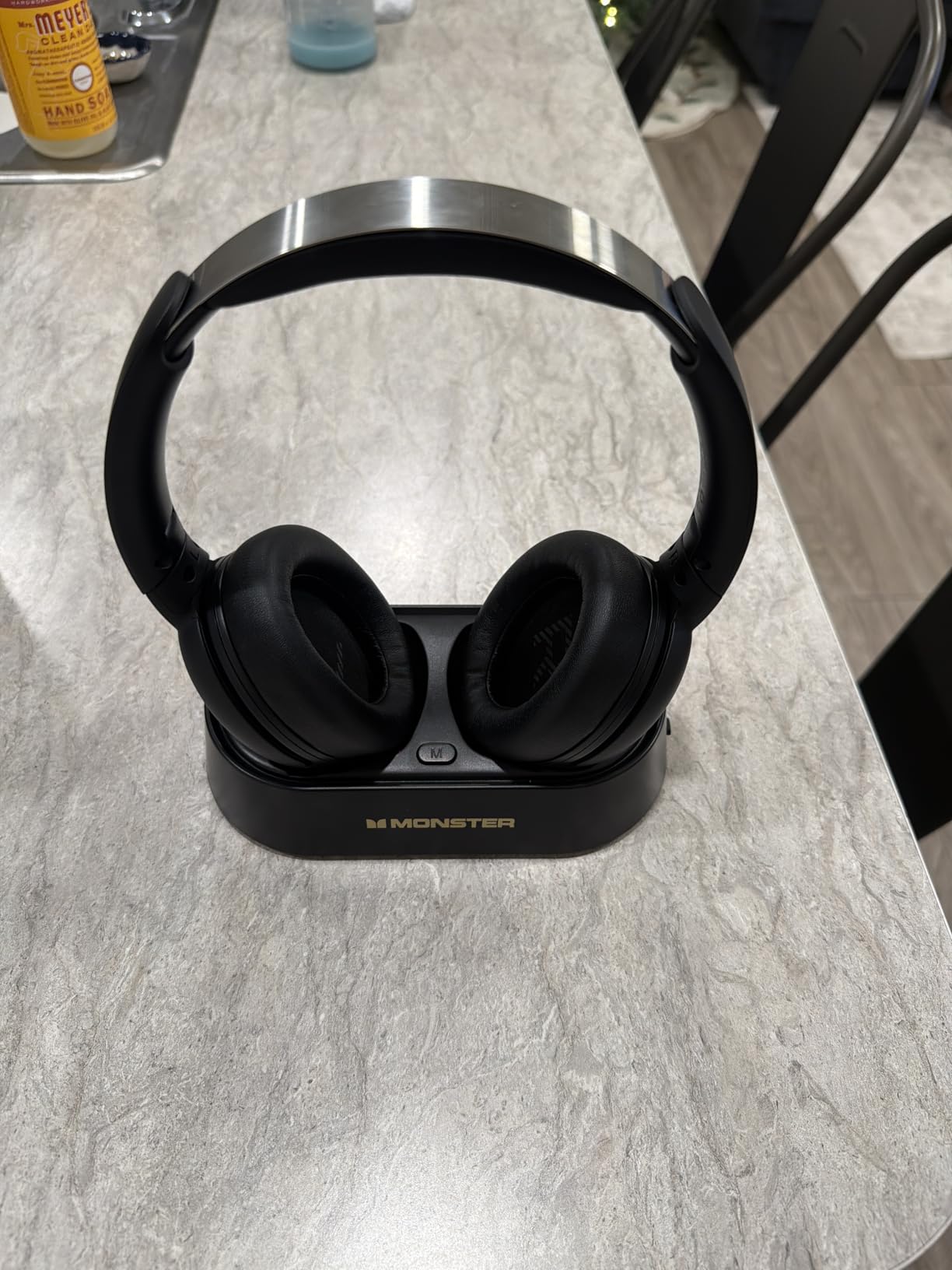Monster TVlink 300 Wireless TV Headphones Transmitter Base Bluetooth 5.3 | Over Ear Design, 45 Hours Battery Life, Low Latency Under 40ms, Foldable Comfortable Fit, Plug & Play Setup customer photo 1