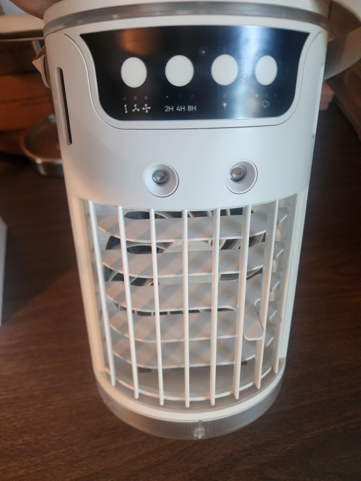 Portable Air Conditioners Fan, 1200ML Personal Evaporative Air Cooler with Water Tank, Ice Cooling Fan, Mini Desk Swamp Cooler for Bedroom, Office, Dorm, Home customer photo 1