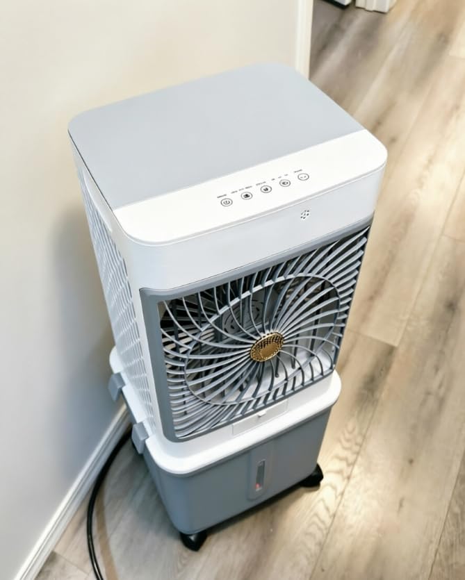 Evaporative Air Cooler, 2026 Upgraded Swamp Cooler with 10 Gallon WaterTank | Portable Air Conditioners, Windowless Portable AC Unit customer photo 1