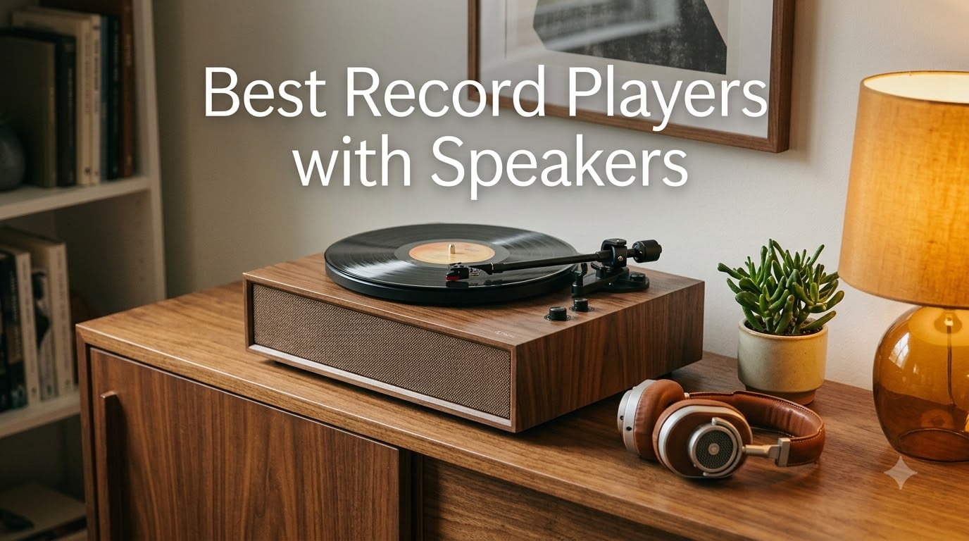 8 Best Record Players with Speakers (August 2026)