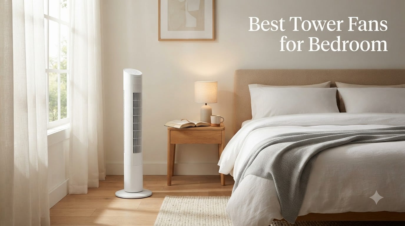8 Best Tower Fans for Bedroom (August 2026) Tested for Quiet Sleep