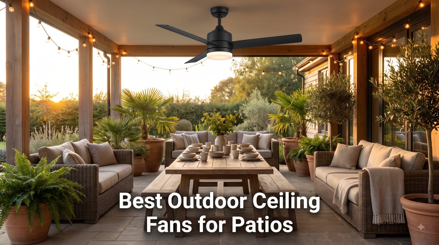 8 Best Outdoor Ceiling Fans for Patios (August 2026)
