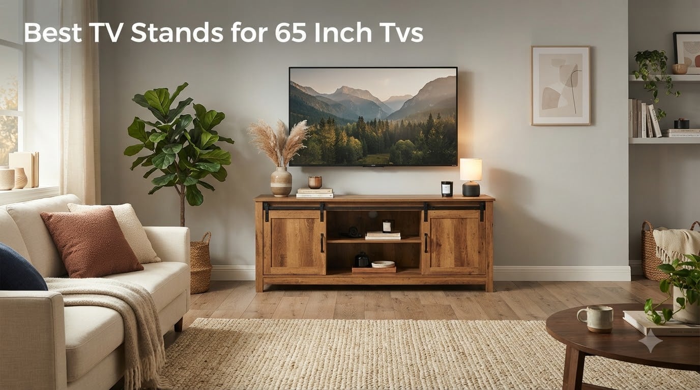 8 Best TV Stands for 65 Inch TVs (August 2026) Tested Picks