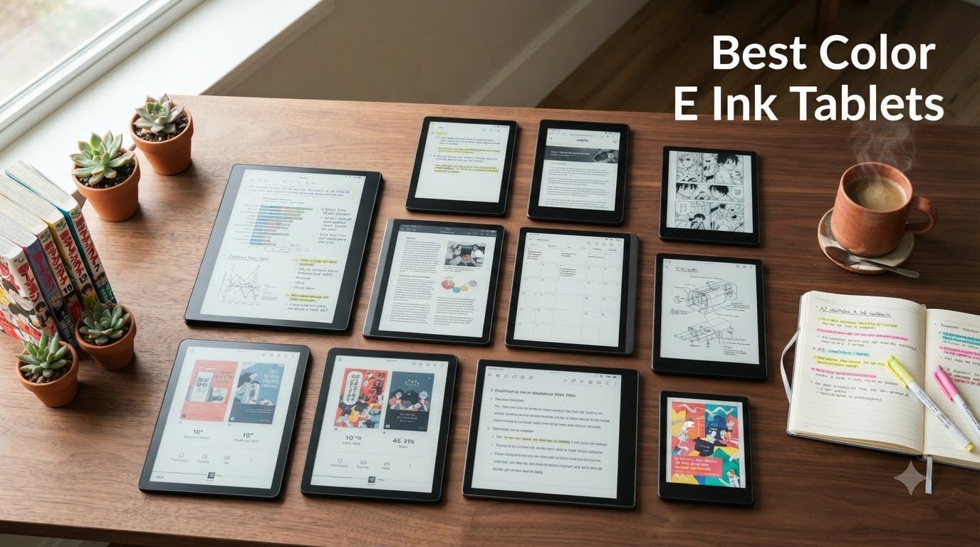 10 Best Color E Ink Tablets (August 2026) Tested & Ranked