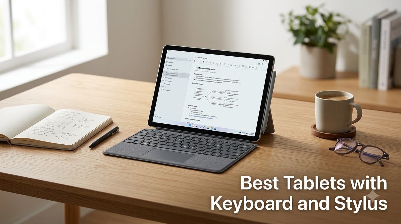 7 Best Tablets with Keyboard and Stylus (August 2026) Tested Picks