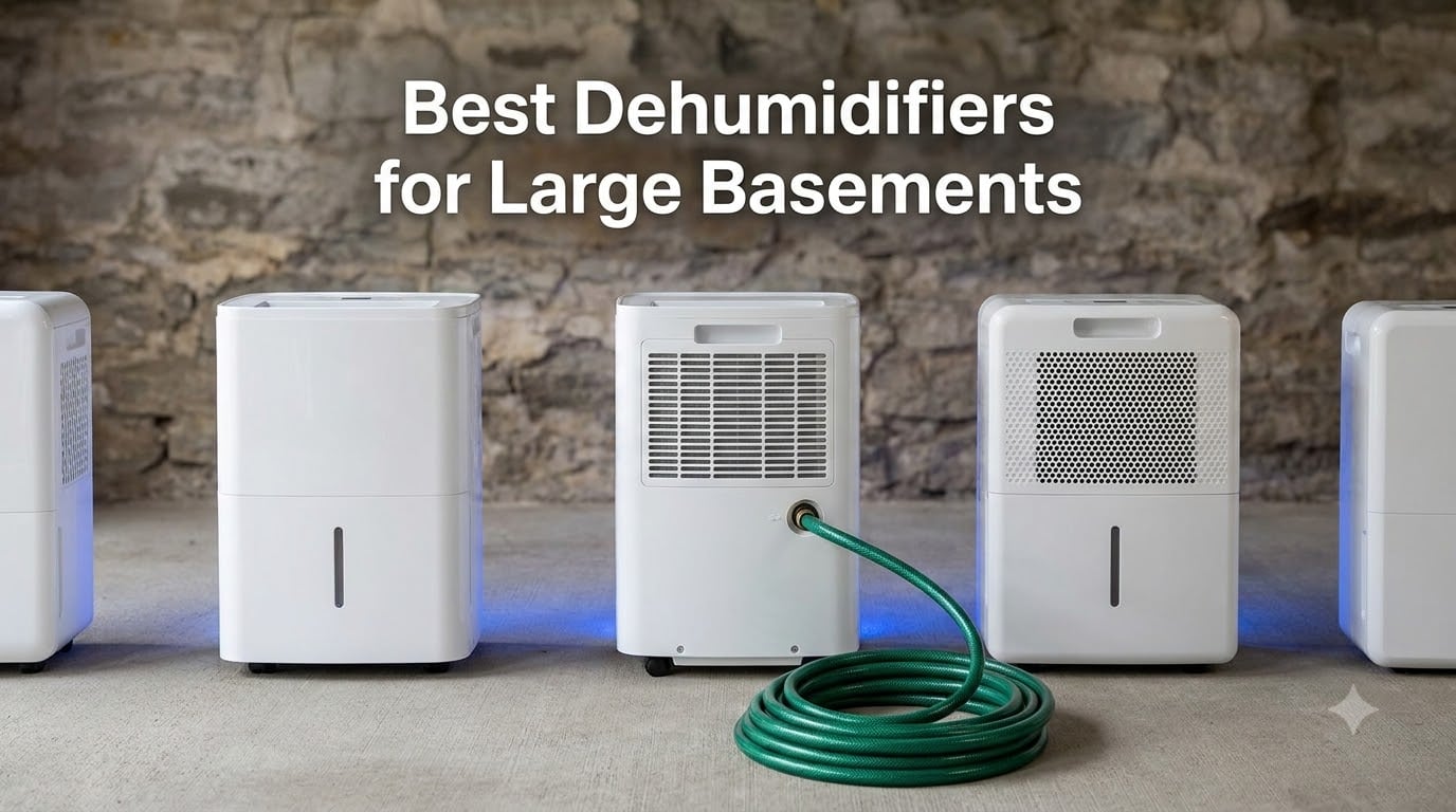 Best Dehumidifiers for Large Basements