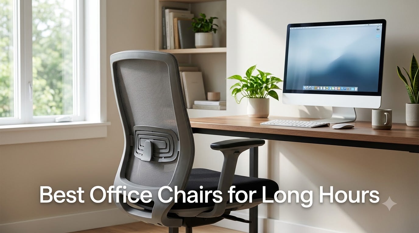 8 Best Office Chairs for Long Hours (August 2026) Tested for 8+ Hour Days