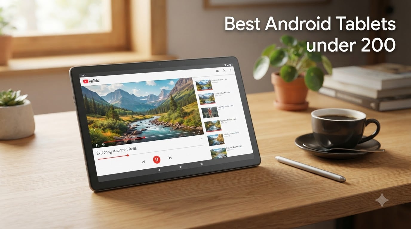 8 Best Android Tablets under 200 (August 2026) Tested and Ranked
