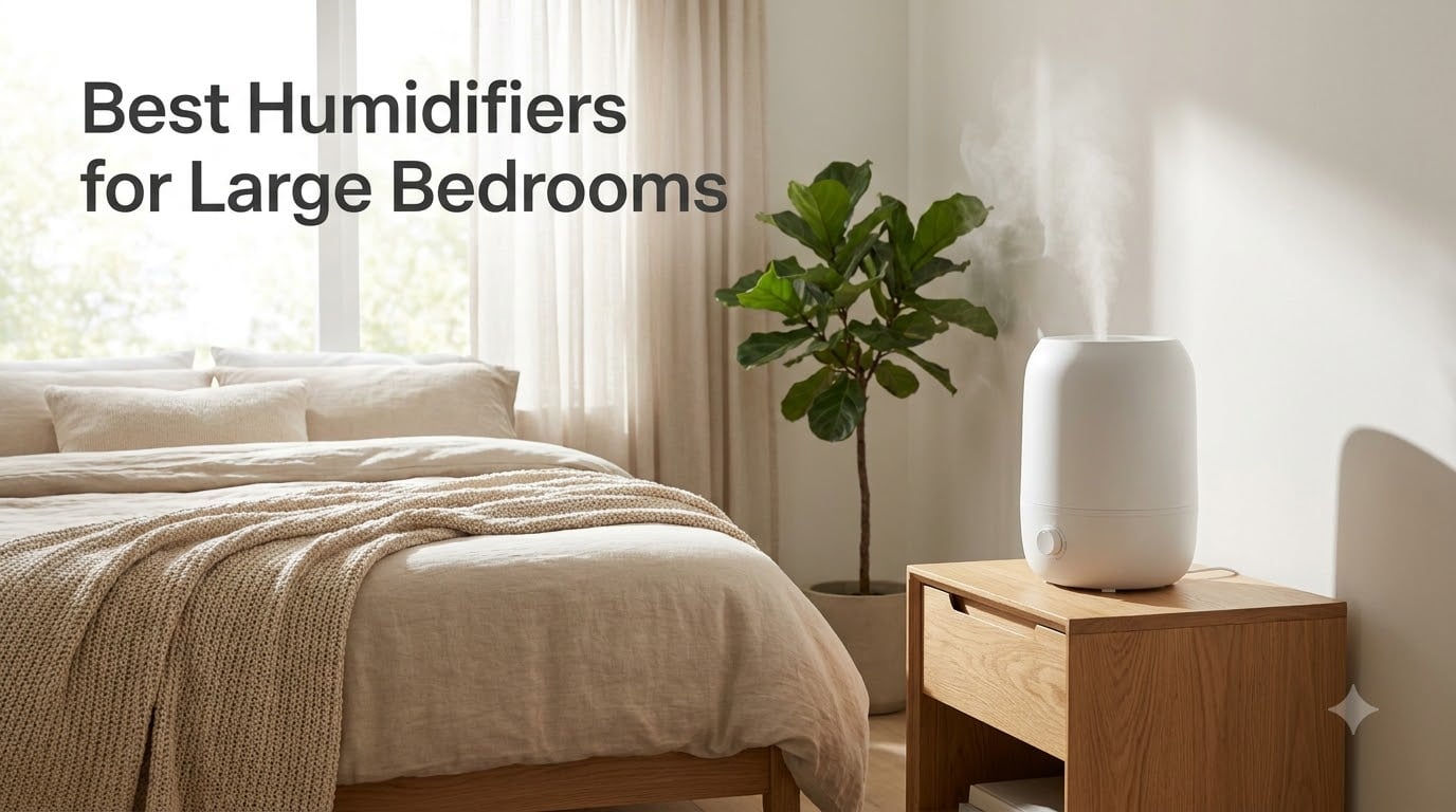 Best Humidifiers for Large Bedrooms