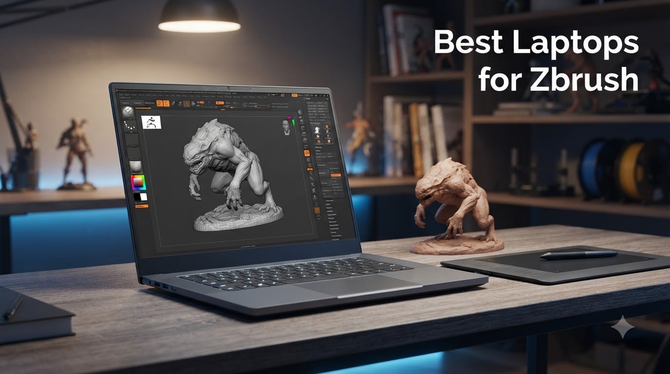 Best Laptops for Zbrush