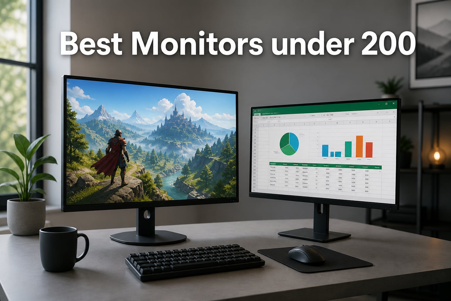 10 Best Monitors Under $200 (August 2026) Tested Picks for Gaming and Work