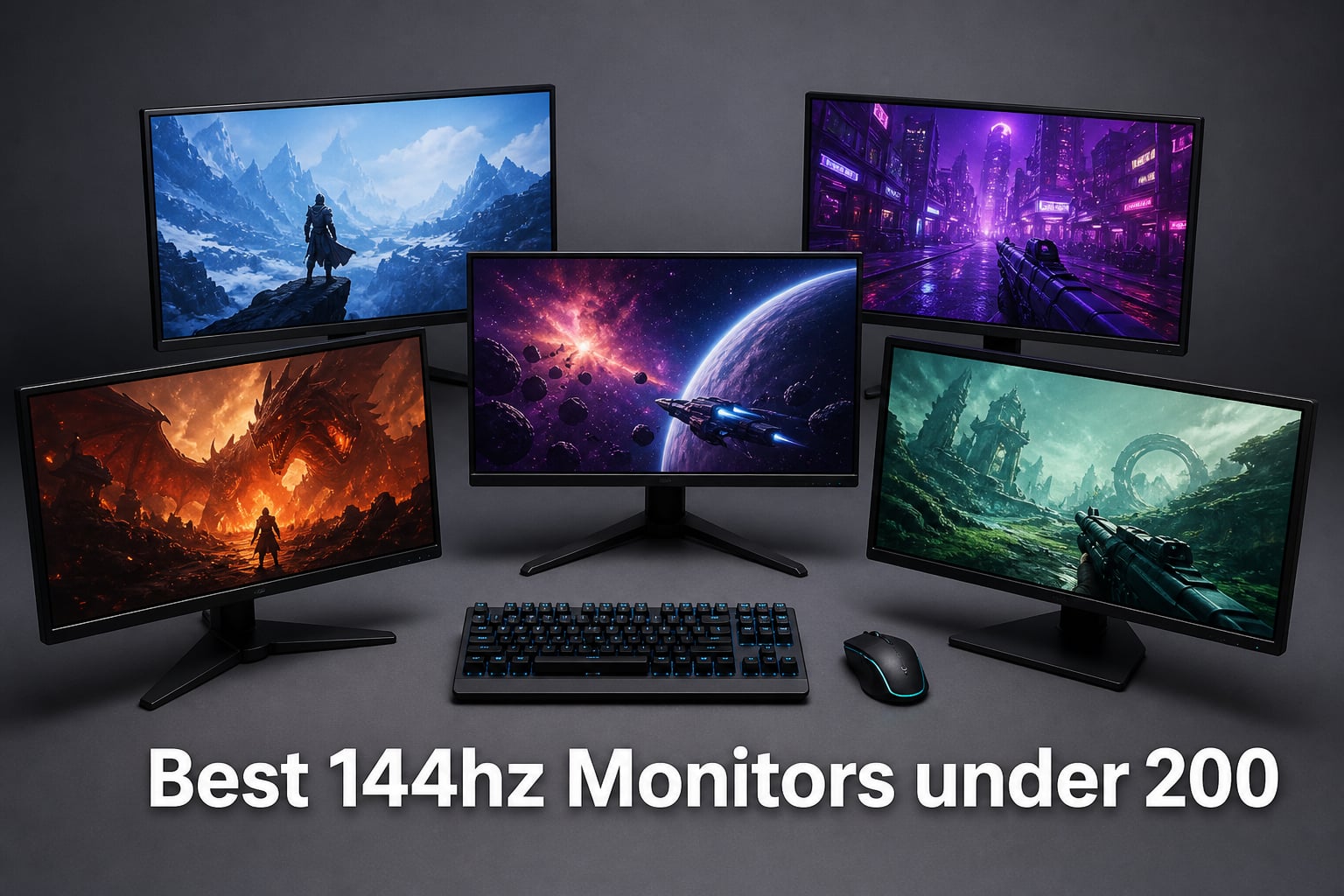 Best 144hz Monitors under 200