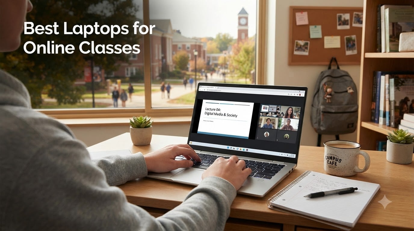 8 Best Laptops for Online Classes (August 2026) Tested & Compared
