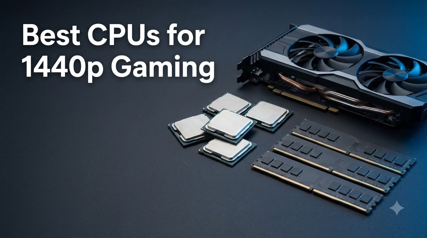8 Best CPUs for 1440p Gaming (August 2026) Tested and Ranked