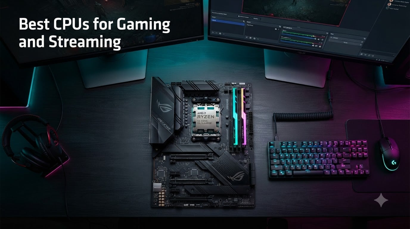 10 Best CPUs for Gaming and Streaming (2026)