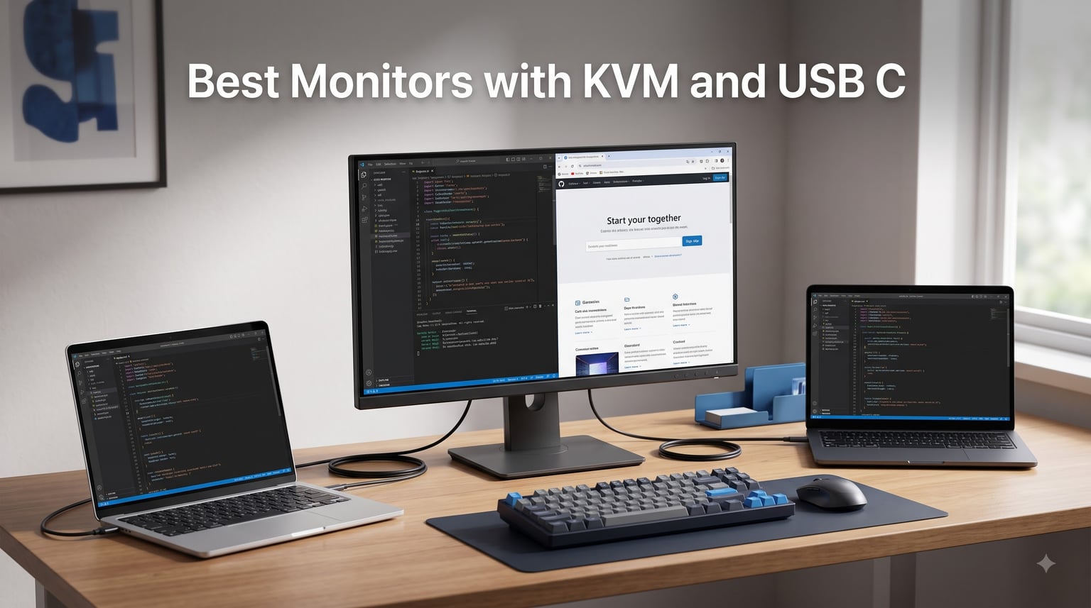 Best Monitors with KVM and USB C