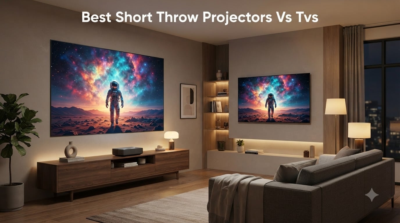 10 Best Short Throw Projectors vs TVs (August 2026)