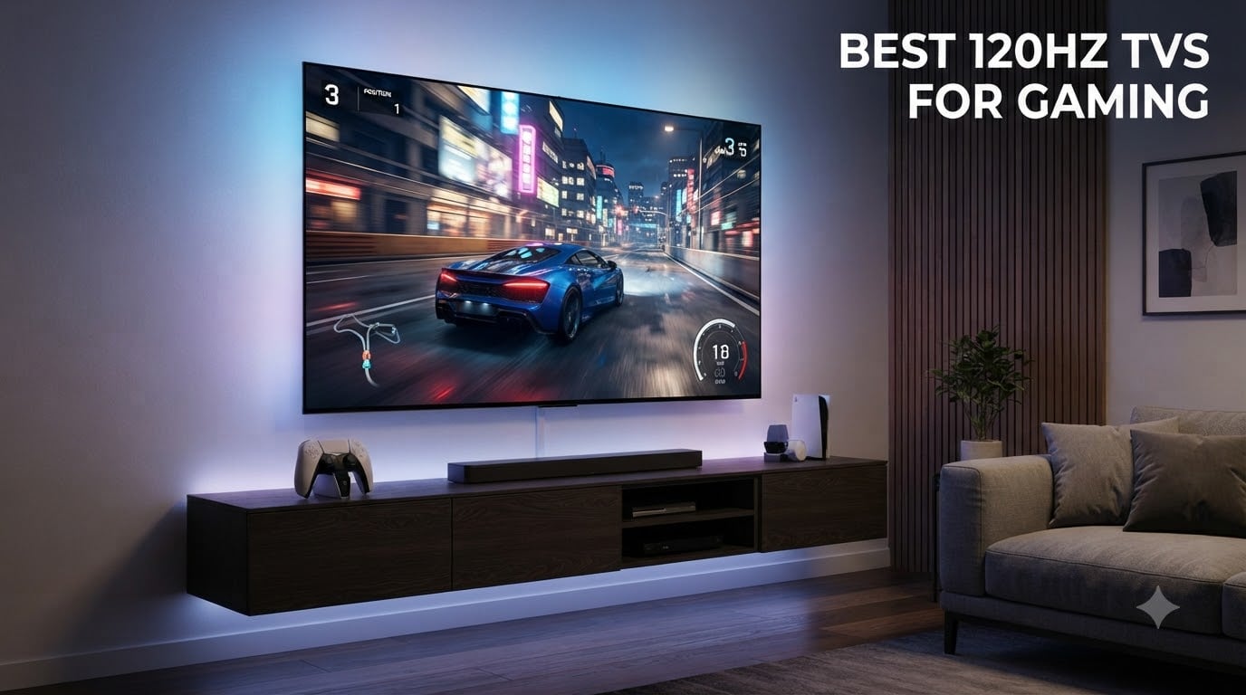 8 Best 120Hz TVs for Gaming (August 2026) Tested for PS5, Xbox & PC