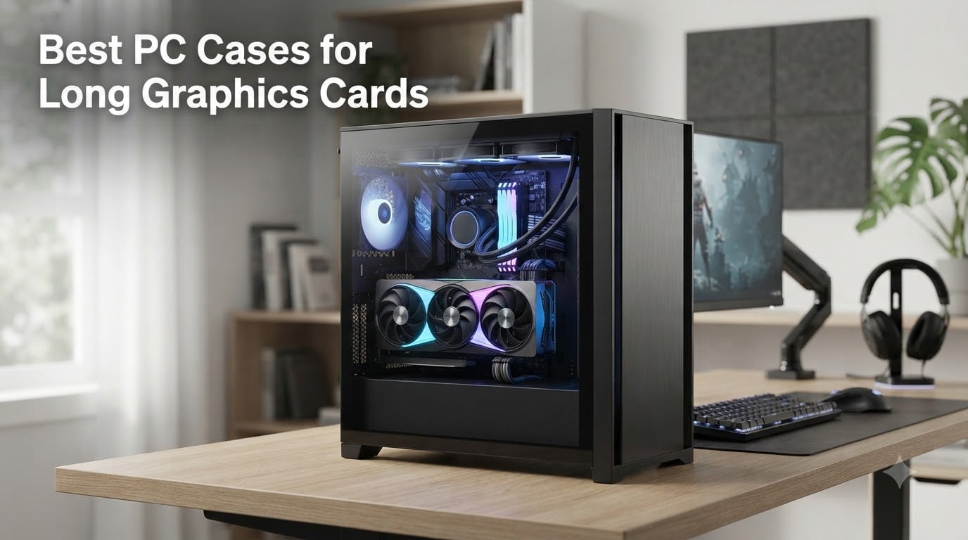 12 Best PC Cases for Long Graphics Cards (August 2026) Tested & Ranked