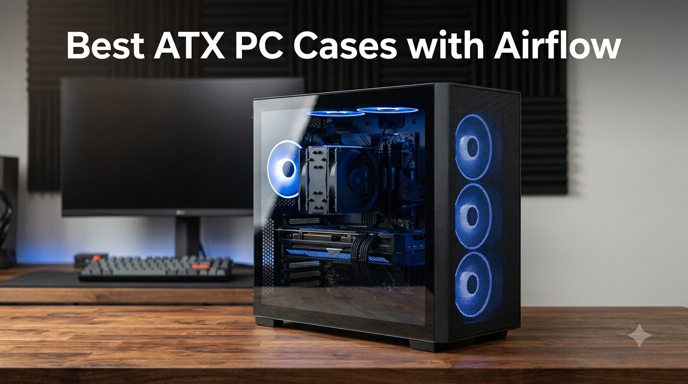 8 Best ATX PC Cases with Airflow (August 2026) Tested & Ranked