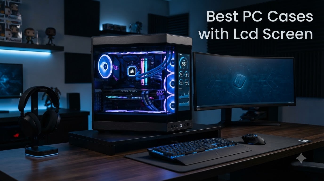 8 Best PC Cases with LCD Screen (August 2026) Tested & Ranked