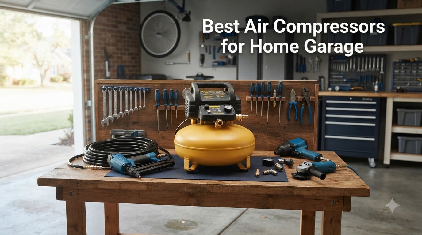 12 Best Air Compressors for Home Garage (August 2026) Tested Picks