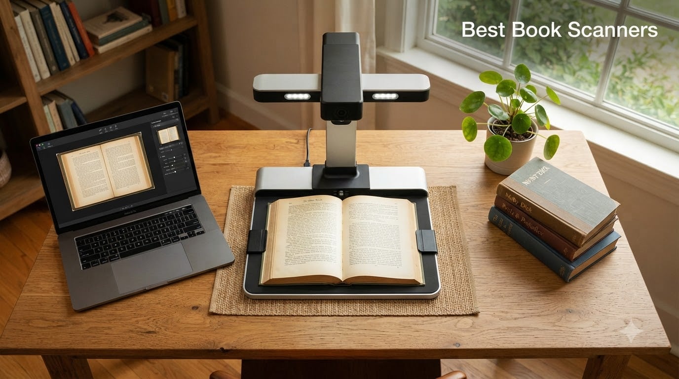8 Best Book Scanners (August 2026) for Personal Libraries and Archives