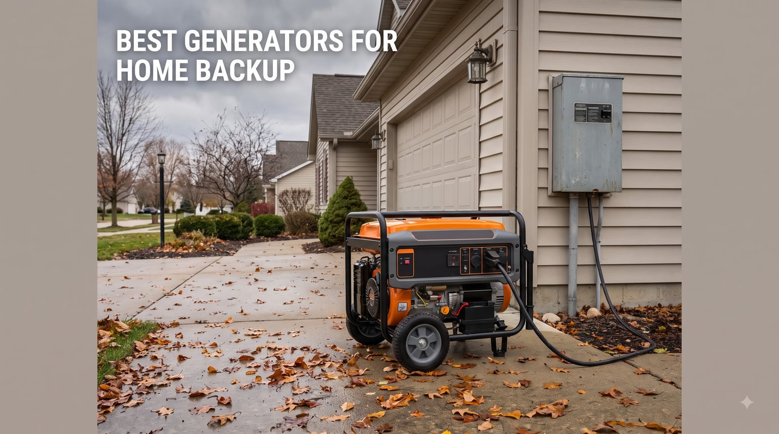 Best Generators for Home Backup