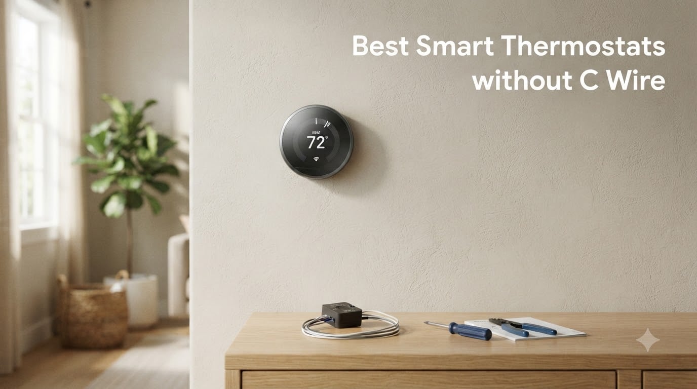 8 Best Smart Thermostats Without C Wire (August 2026)