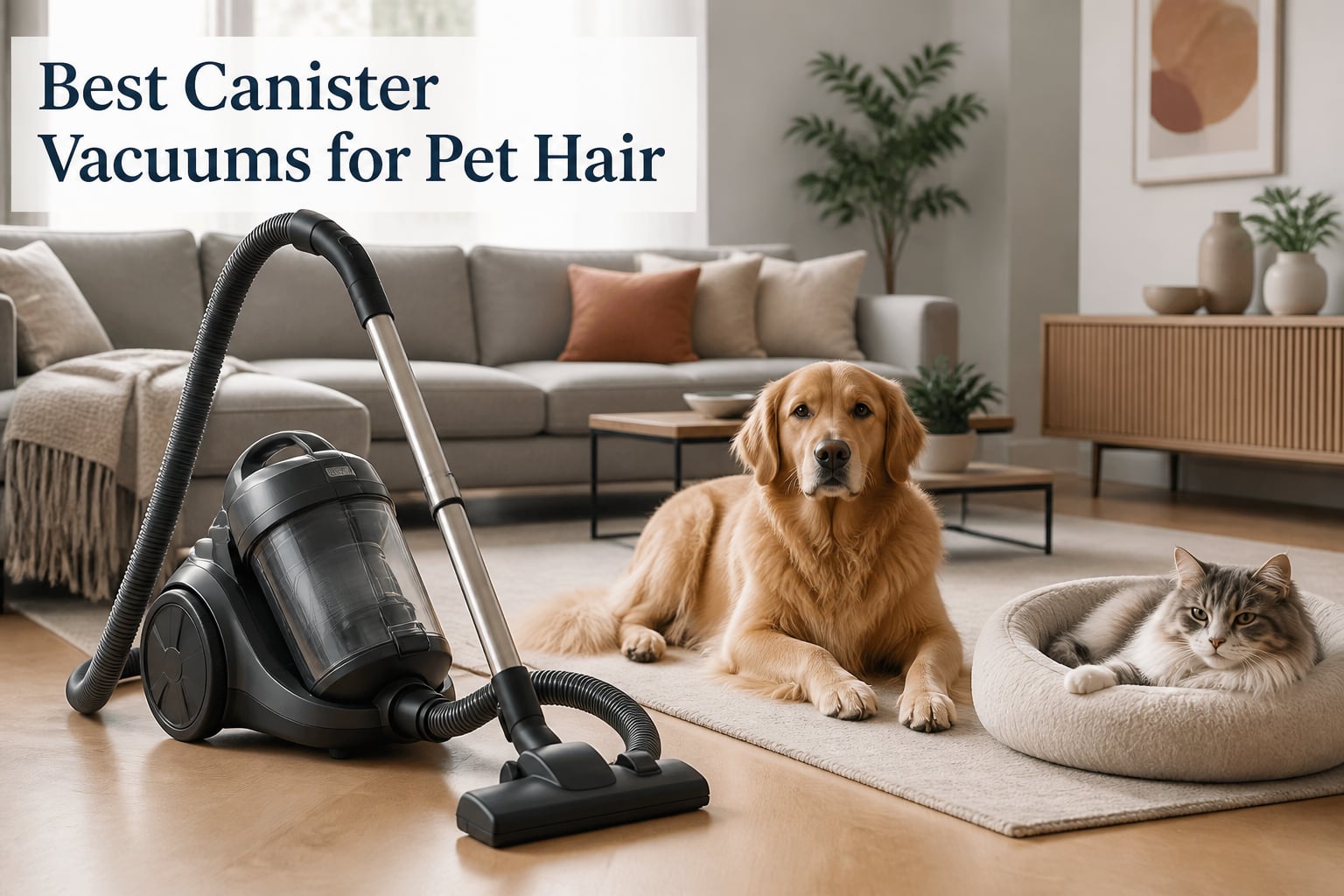 9 Best Canister Vacuums for Pet Hair (August 2026) Tested & Ranked